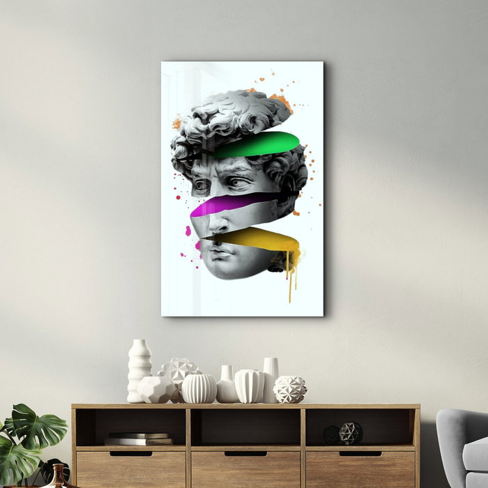 Wallity CAM-1092 - Pintura Decorativa de Vidrio Templado Impresión UV, 46 x 72 cm